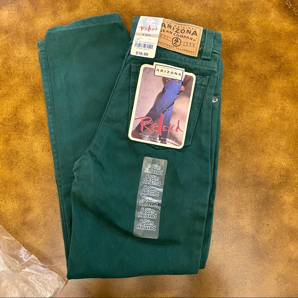 Arizona Jean Girls 8 slim NWT green